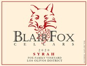 2020 Syrah, Fox Family Vineyard